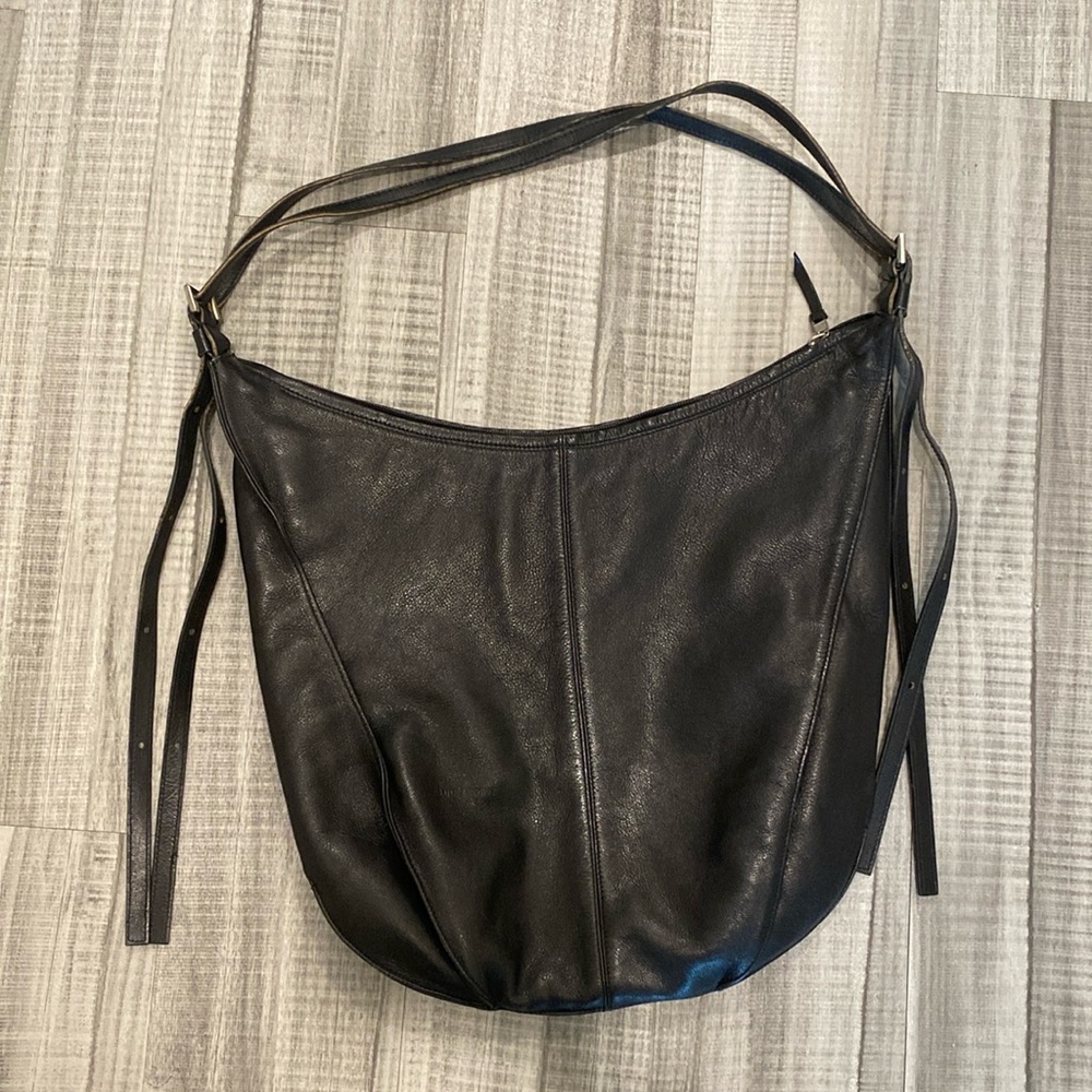 Luis Esteve black leather bag